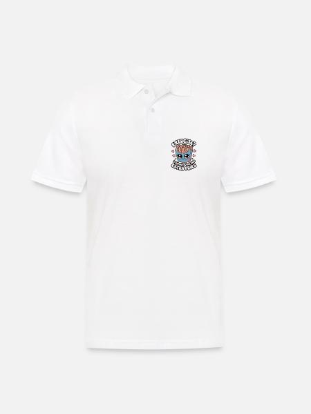 Übung? Ich dachte, du hättest extra Pommes gesagt - Männer Poloshirt - Weiß