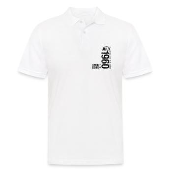 Geburtstag 1960 Juli 1960 Juli 1960 - Männer Poloshirt - Weiß - Vorne - Kai (181cm)