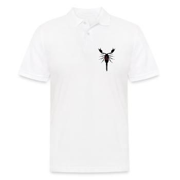 Ich bin Skorpion, Sternzeichen - Männer Poloshirt - Weiß - Vorne - Kai (181cm)