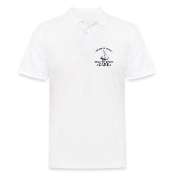 Segelboot Rente Abschied Segler Kapitän - Männer Poloshirt - Weiß - Vorne - Kai (181cm)