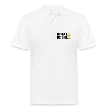 Lustiges Geschenk für Nymphensittich-Vogelliebhaber - Männer Poloshirt - Weiß - Vorne - Kai (181cm)