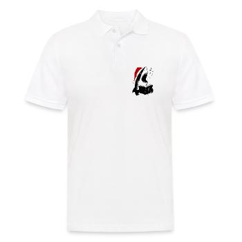 Singender Hai Weihnachten Chor - Männer Poloshirt - Weiß - Vorne - Kai (181cm)