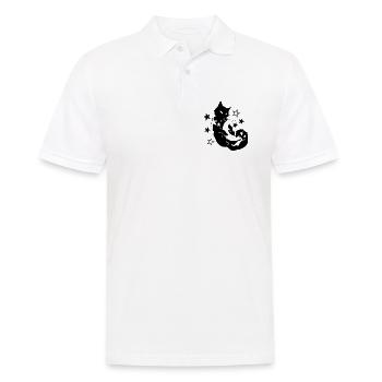 Cat cat - Männer Poloshirt - Weiß - Vorne - Kai (181cm)