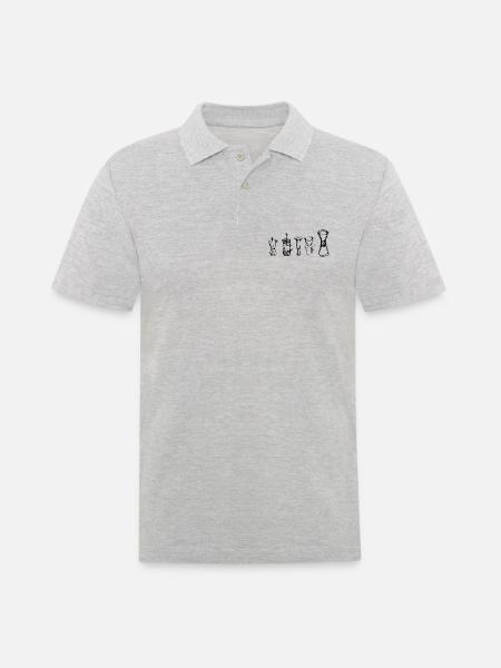 Alternative Coffee - Men's Polo Shirt - heather grey
