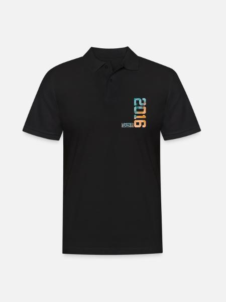 10. GEBURTSTAG LIMITED EDITION 2016 - Männer Poloshirt - Schwarz