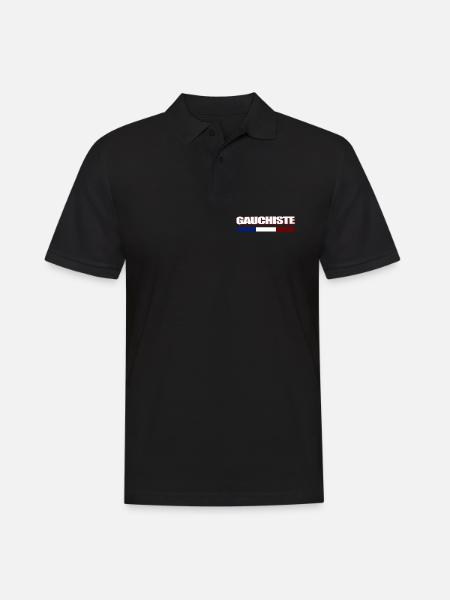 Gauchiste - Polo Homme - noir