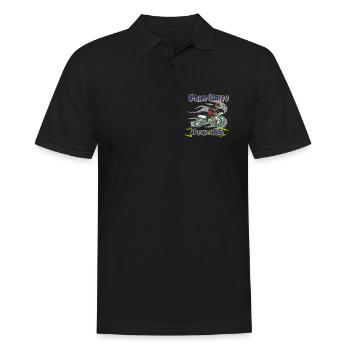 Husqvarna - Männer Poloshirt - Schwarz - Vorne - Kai (181cm)