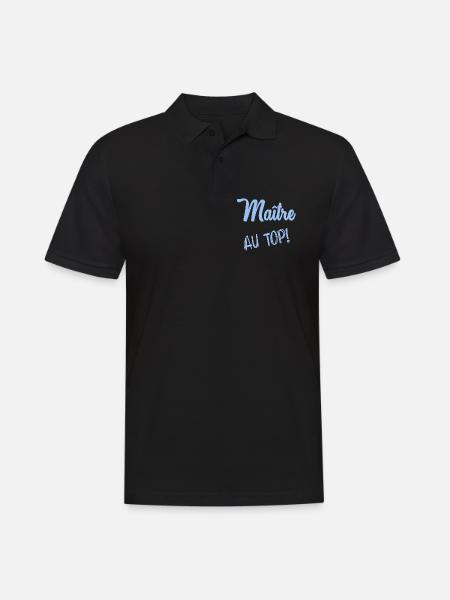 MASTER. MASTER - Men's Polo Shirt - black