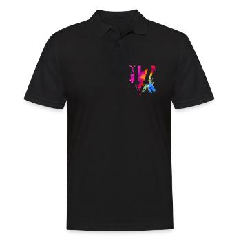 17 JAHRE 17. GEBURTSTAG - Männer Poloshirt - Schwarz - Vorne - Kai (181cm)