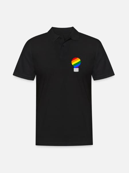 Gay Pride - Men's Polo Shirt - black