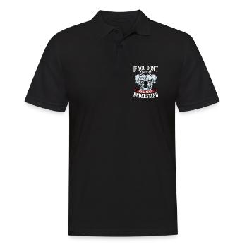 Cool Boxer Statement Spruch Hundehalter Geschenk - Männer Poloshirt - Schwarz - Vorne - Kai (181cm)
