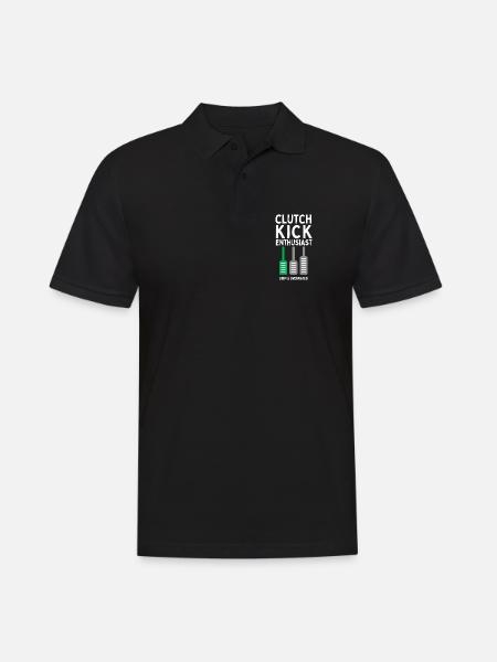 Clutch Kick Enthusiast - Men's Polo Shirt - black