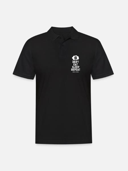 Drift Eat Sleep Repeat - Men's Polo Shirt - black