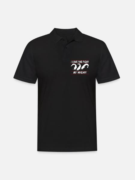 I fish catfish - catfish angler - Men's Polo Shirt - black