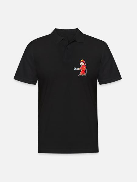 Firefighter - Men's Polo Shirt - black