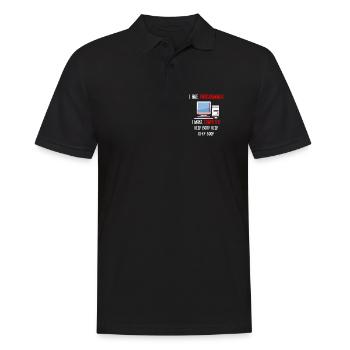 I Are Programmer Funny Computer Programming - Männer Poloshirt - Schwarz - Vorne - Kai (181cm)