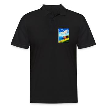 Berry Head Devon Vintage Voyage Poster Souvenir - Polo Homme - noir - Devant - Kai (181cm)