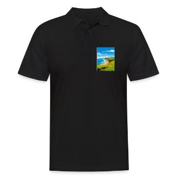Dorset Uk Vintage Voyage Poster Souvenir WPA - Polo Homme - noir - Devant - Kai (181cm)