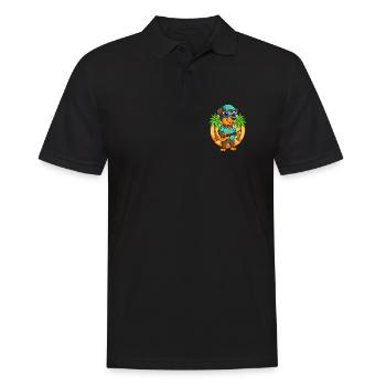 Drôle de Rottweiler Chien Lunettes de soleil de plage d’été - Polo Homme - noir - Devant - Kai (181cm)
