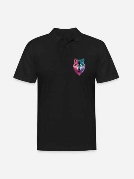 Loup - Polo Homme - noir