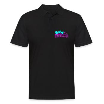 Baby Loading Neon Logo - Männer Poloshirt - Schwarz - Vorne - Kai (181cm)