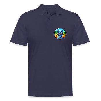 Lunettes de soleil de dessin animé Blue Thai Ridgeback Dog Breed - Polo Homme - bleu marine - Devant - Kai (181cm)