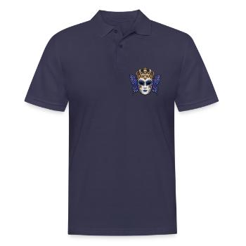 Corona Azul de Carnaval - Männer Poloshirt - Navy - Vorne - Kai (181cm)