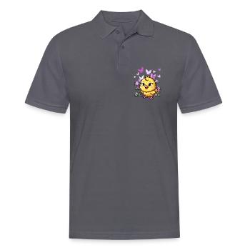 Küken Ostern Kind Kinder - Männer Poloshirt - Anthrazit - Vorne - Nico (186cm)