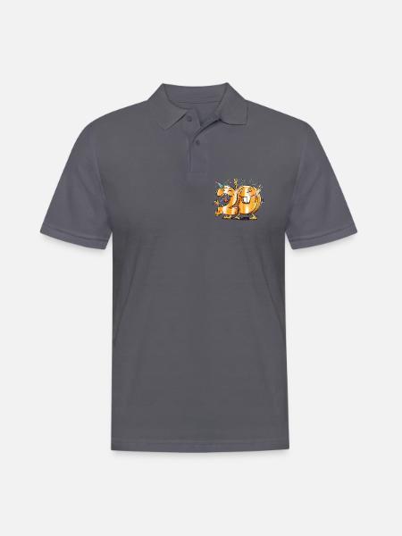 20. Geburtstag - Männer Poloshirt - Anthrazit