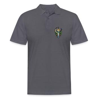 Mystische Mondlandschaft – Natur & Fantasy - Männer Poloshirt - Anthrazit - Vorne - Nico (186cm)