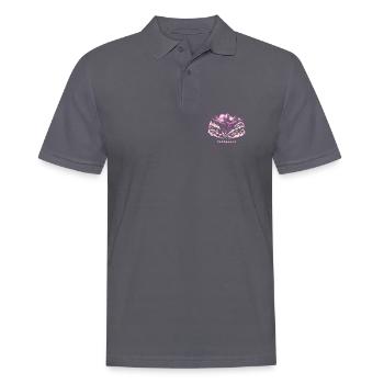 Marrakesch Mountain Magenta Retro - Männer Poloshirt - Anthrazit - Vorne - Nico (186cm)