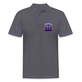 80er Musikfan Mixtape Kassette Nostalgie - Männer Poloshirt - Anthrazit - Vorne - Nico (186cm)