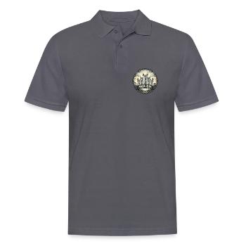 Milan Italien Reiseabzeichen Duomo Vintage-Souvenir - Männer Poloshirt - Anthrazit - Vorne - Nico (186cm)
