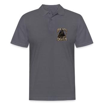 Poe sitiv düster Rabe - Männer Poloshirt - Anthrazit - Vorne - Nico (186cm)
