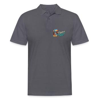 Cleveland Retro Vintage Rock Lake Erie Pierogi - Männer Poloshirt - Anthrazit - Vorne - Nico (186cm)