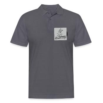 Vogelweide - Männer Poloshirt - Anthrazit - Vorne - Nico (186cm)