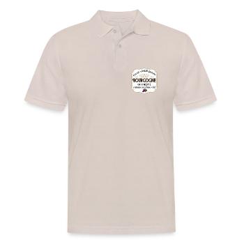 Bourgogne: Mûrir comme un bon vin - Polo Homme - beige - Devant - Nico (186cm)