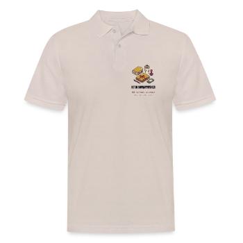 Überlebens-Kit für Anwälte - Männer Poloshirt - Beige - Vorne - Nico (186cm)