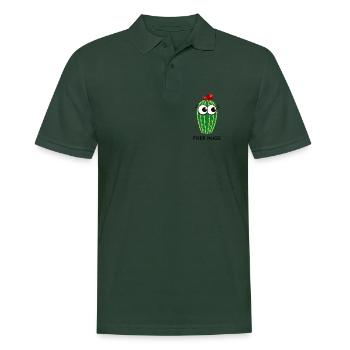 Câlins gratuits Cactus - Polo Homme - vert sapin - Devant - Nico (186cm)