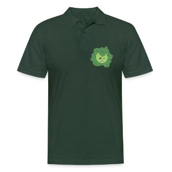 Salat Gemüse Kostüm Fasching Karneval Partnershirt - Männer Poloshirt - Tannengrün - Vorne - Nico (186cm)
