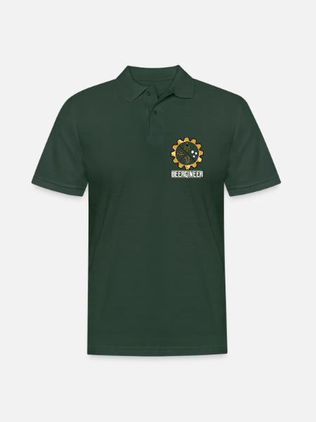 Beergineer Brau-Gear Emblem - Men's Polo Shirt - forest green