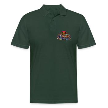 Palm Party DJ Pals - Männer Poloshirt - Tannengrün - Vorne - Nico (186cm)