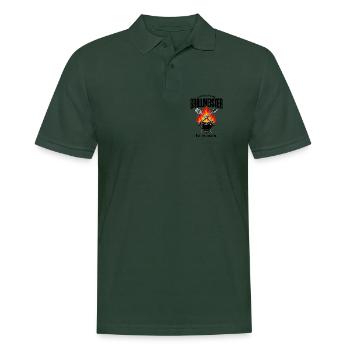 Grillmeister Feuerdesign - Männer Poloshirt - Tannengrün - Vorne - Nico (186cm)