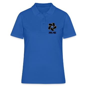Spiral Tribe - Frauen Polo Shirt - Royalblau - Vorne - Ailine (174cm)