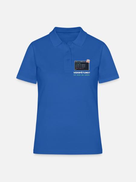 Ping Verzögerung: Latenz Meme - Frauen Polo Shirt - Royalblau