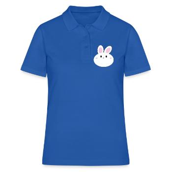 Süßes Kawaii-Kaninchen - Frauen Polo Shirt - Royalblau - Vorne - Ailine (174cm)