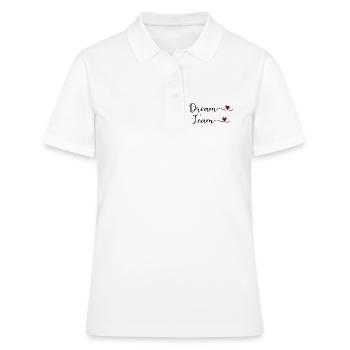 Dream Team - Frauen Polo Shirt - Weiß - Vorne - Ailine (174cm)