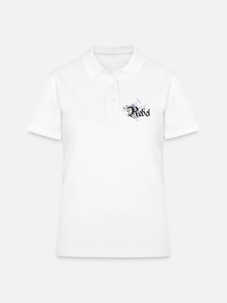 Rebel - Polo Femme - blanc