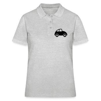 Voiture - Polo Femme - gris chiné - Devant - Ailine (174cm)