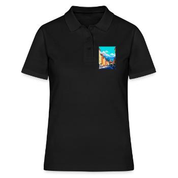 Innsbruck Autriche Affiche de voyage vintage souvenir - Polo Femme - noir - Devant - Ailine (174cm)